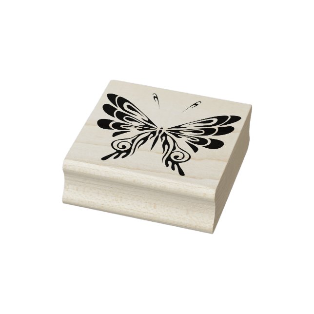 butterfly abstract art stamp (Stamp)