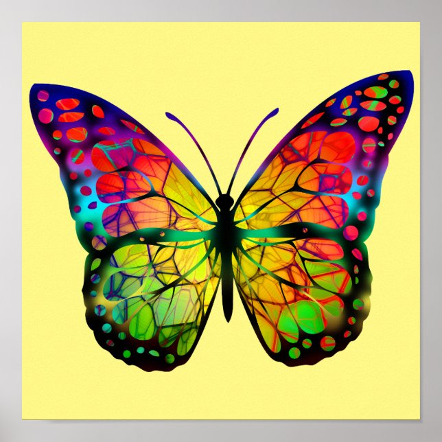 BUTTERFLY ABSTRACT POSTER (Front)