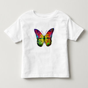 BUTTERFLY ABSTRACT TODDLER T-SHIRT