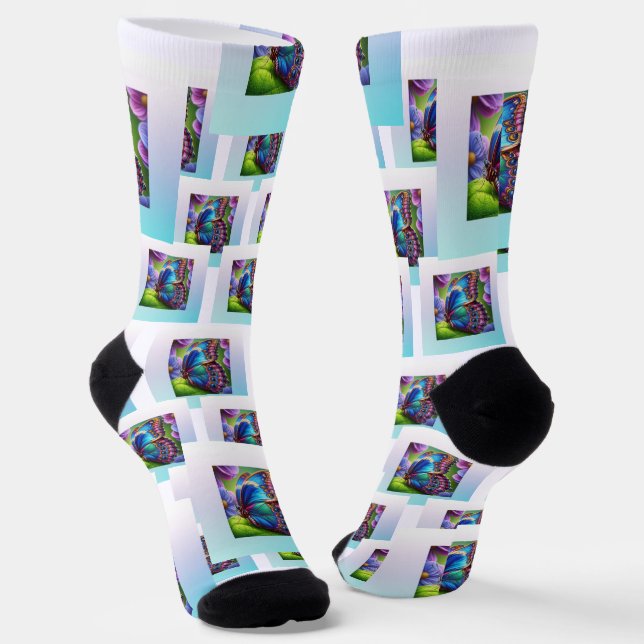 BUTTERFLY ADVENTURE  SOCKS (Angled)