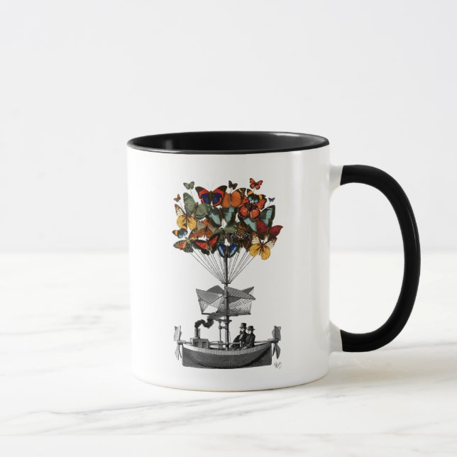 Butterfly Airship 2 Mug (Right)
