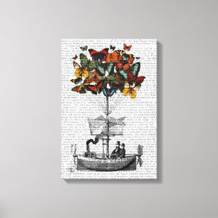 Butterfly Airship Canvas Print
