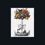 Butterfly Airship Canvas Print<br><div class="desc">Children's</div>