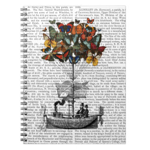 Butterfly Airship Notebook