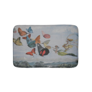 Butterfly and Fairy Queen Butterflies Fairies Bath Mat