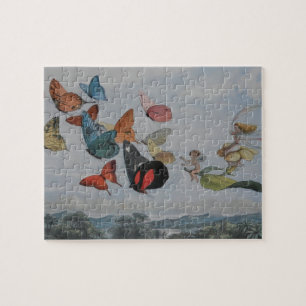 Butterfly and Fairy Queen Butterflies Fairies Jigsaw Puzzle