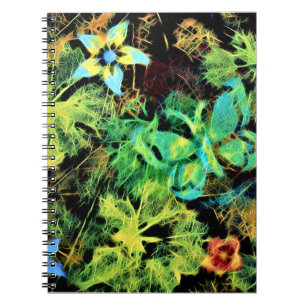 Butterfly and Flower Rodilius Spiral Notebook