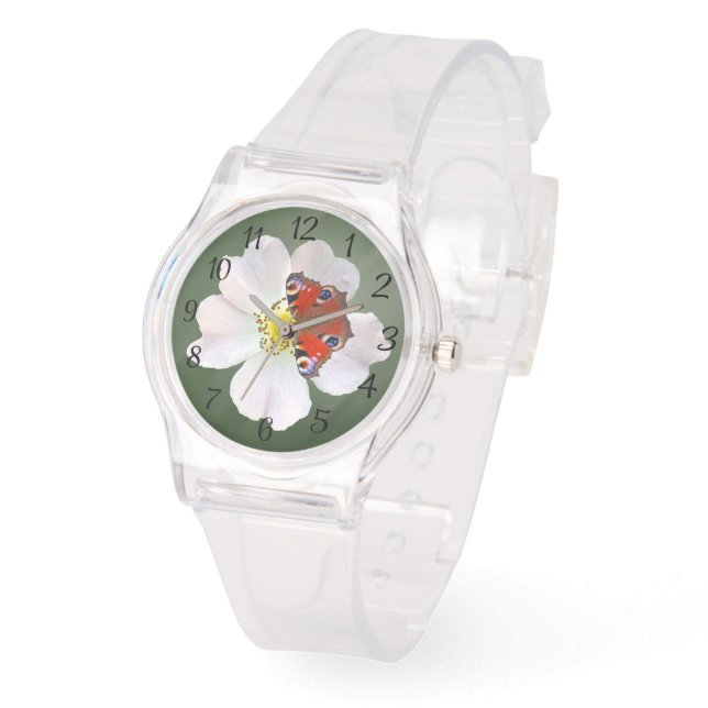 Butterfly and Flower Watch (Angle)