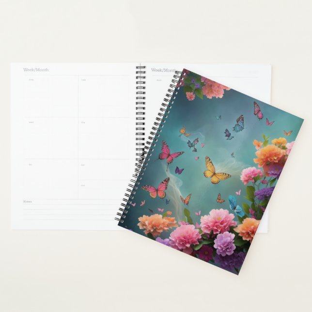 Butterfly and Flowers Planner (Display)