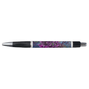 Butterfly and foxglove flower pen