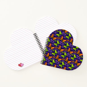 Butterfly and Leaf Seamless Pattern   Nature Inspi Notebook