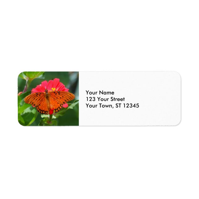 Butterfly and Pink Flower (Front)