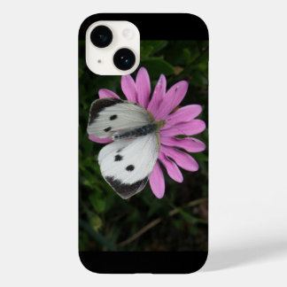 Butterfly and Pink Flowers Case-Mate iPhone 14 Case