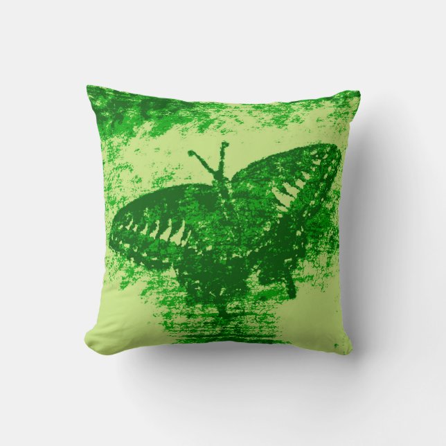 Butterfly Art 14 Throw Pillow (Front)