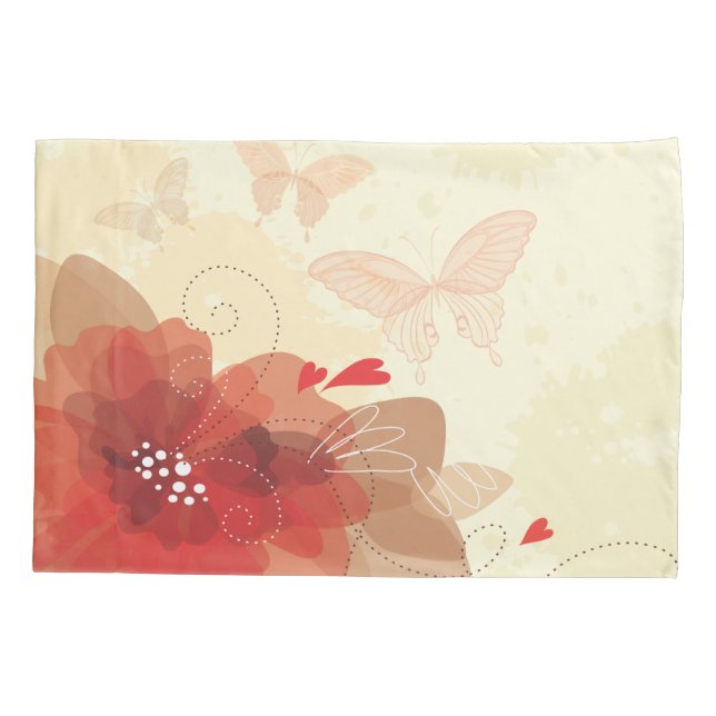 Butterfly Art 17 Pillowcase (Back)