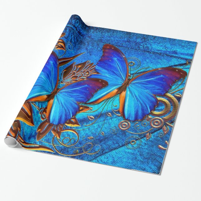 Butterfly Art 35 Wrapping Paper (Unrolled)