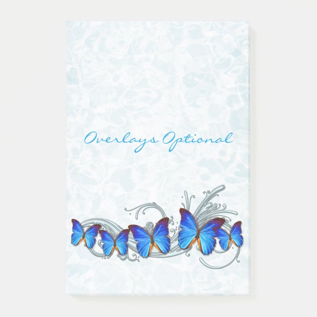 Butterfly Art 37 Options Post-it Notes (Front)