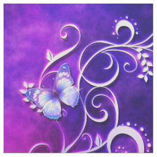 Butterfly Art 3 Custom Fabric