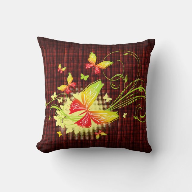 Butterfly Art 5 Pillow (Front)