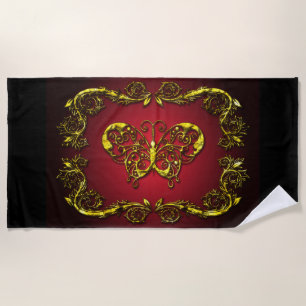 Butterfly Art 9A Beach Towel