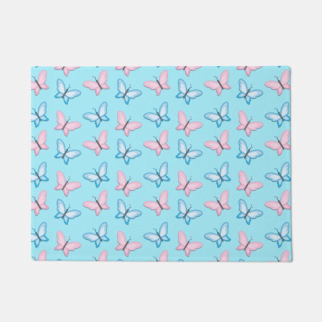 Butterfly Art And Craft Doormat (Front)