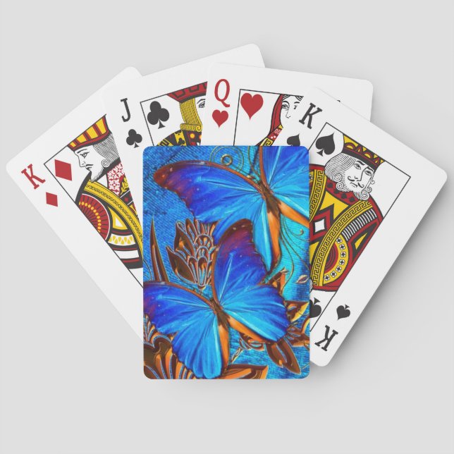 Butterfly Art Art 35 Playing Cards (Back)