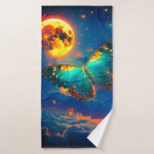 Butterfly Art Bath Towel