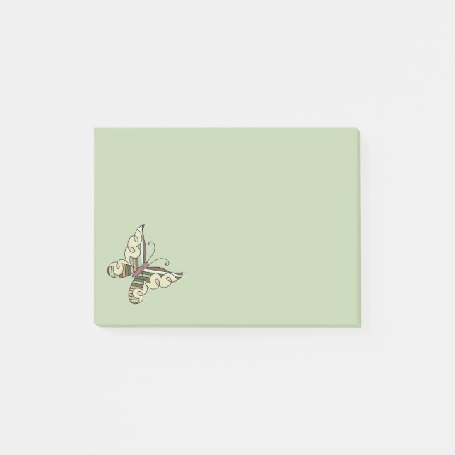 Butterfly Art Butterflies Post-it Notes (Front)