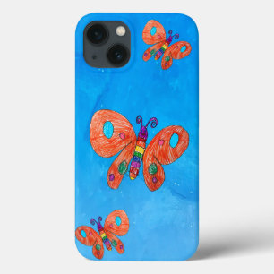Butterfly Art by Kids iPhone 13 Case
