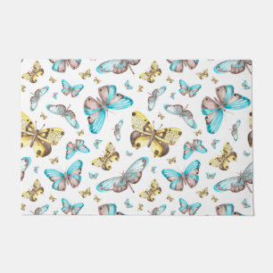 Butterfly Art Drawing Doormat