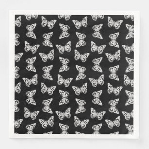 Butterfly Art Print Pattern Vintage Butterflies Napkin