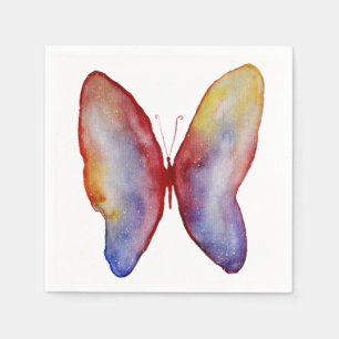 Butterfly Art Standard Cocktail Paper Napkins