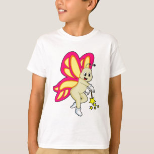Butterfly as Wizard with Magic wand T-Shirt