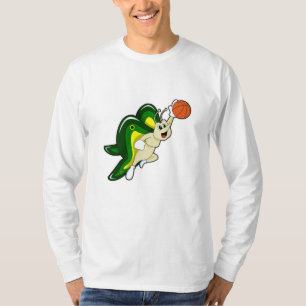 Butterfly at Basketball Sports T-Shirt