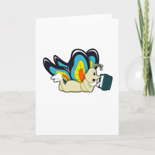 Butterfly at Reading with Book Card