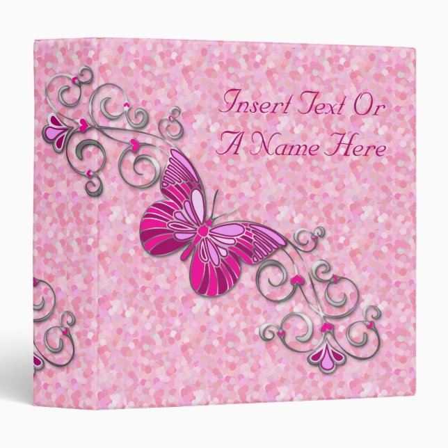 Butterfly Avery Binder (Front/Spine)