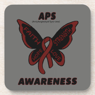 Butterfly/Awareness...APS Coaster
