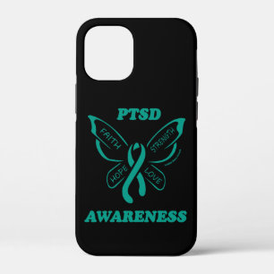 Butterfly/Awareness...PTSD iPhone 12 Mini Case
