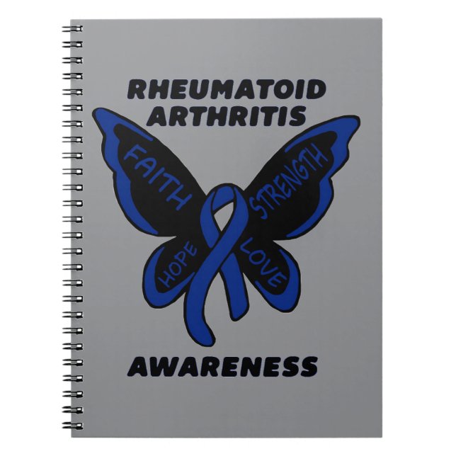 Butterfly/Awareness...Rheumatoid Arthritis Notebook (Front)