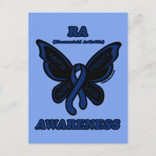 Butterfly/Awareness...Rheumatoid Arthritis Postcard