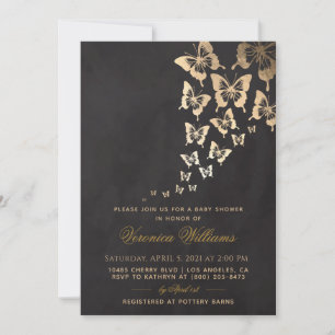 Butterfly Baby Shower Invitation