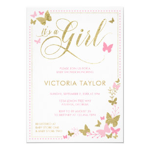 Butterfly Baby Shower Invitations 10