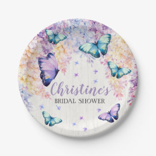 Butterfly Baby Shower Paper Plates
