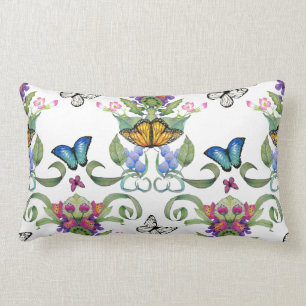 Butterfly Baroque Lumbar Pillow