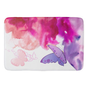butterfly bath mat