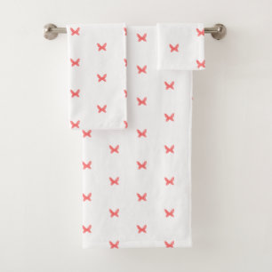 Butterfly bathroom  towel set