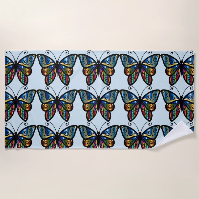 BUTTERFLY BEACH TOWELS (Front)