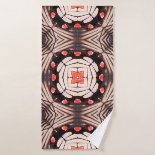 Butterfly, Beautiful seamless pattern made from bu Bath Towel