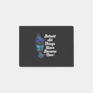 Butterfly Behold All Things Post-it Notes