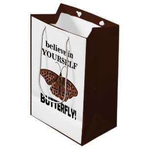 Butterfly Believe In Yourself Butterfly Medium Gift Bag